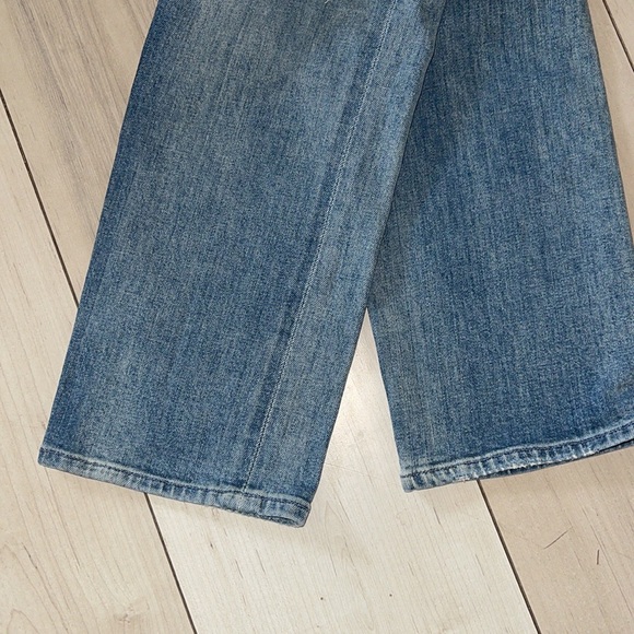 Mother Jeans The Tomcat Ankle Helter Skelter lightening bolt distressed jeans 27 - Picture 15 of 15